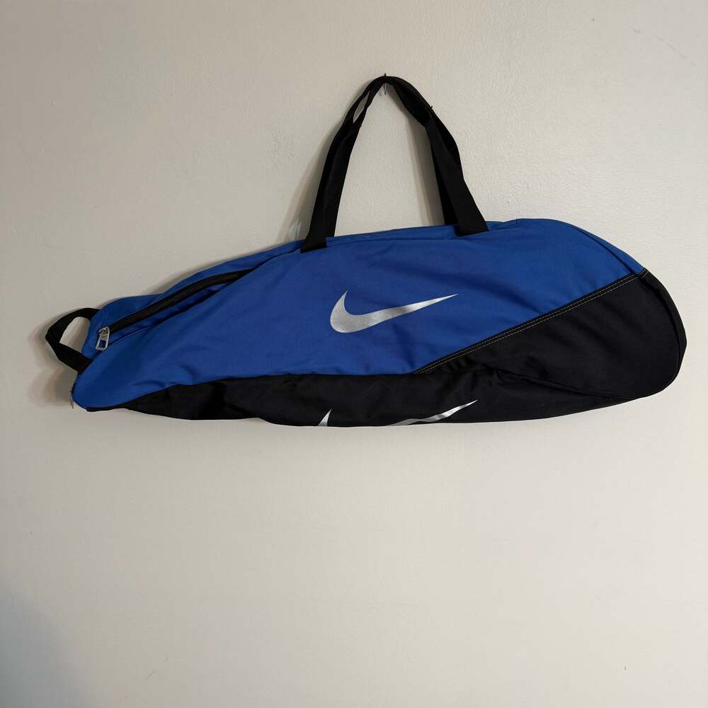 Nike‎ Blue And Black Zippered Baseball Bat Carrying Bag